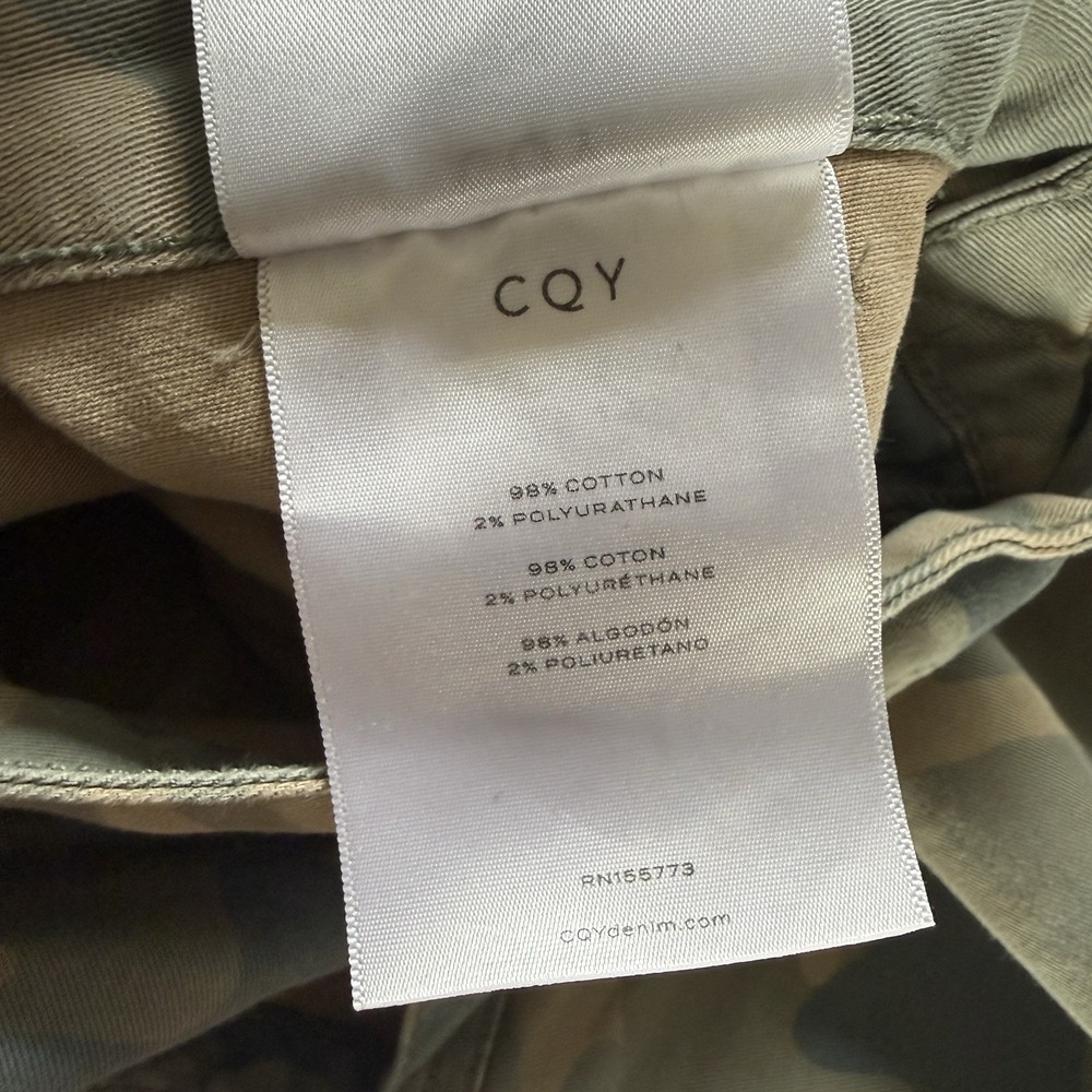CQY Jungle Camo Utility Pants 26 (Actual 28x27) Military Cargo Fatigue USA Made - Picture 6 of 10